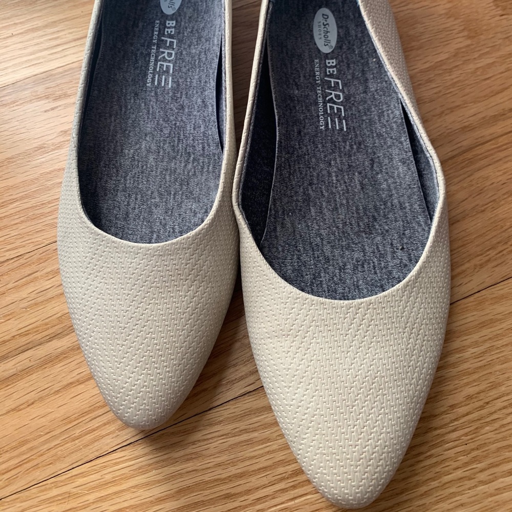 Dr Scholls Giorgie Light Grey Flats